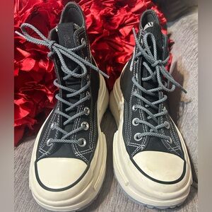 Converse Run Star Legacy CX High Black Ultraviolet' chunky platform / W5.5 /M 4